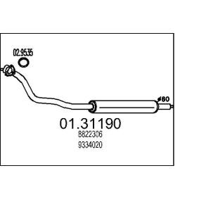 MTS 01.31190 Vorschalldämpfer SAAB