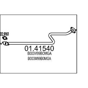 MTS 01.41540 Auspuffrohre NISSAN MICRA 2 (K11)