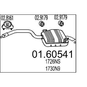 MTS 01.60541 Marmitta LANCIA PHEDRA (179)