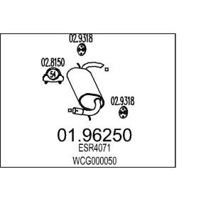 MTS 01.96250 Endschalldämpfer LAND ROVER
