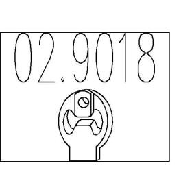 MTS 02.9018 Supporto marmitta MAZDA FAMILIA 5 (BA)