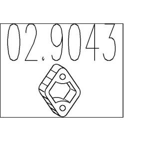 MTS 02.9043 Supporto marmitta PEUGEOT 306