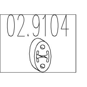 Acquista Tampone paracolpo, Silenziatore da MTS 02.9104 a buon mercato per soli 3,63&nbsp;&euro;