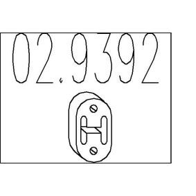 Acquista Tampone paracolpo, Silenziatore da MTS 02.9392 a buon mercato per soli 3,88&nbsp;&euro;