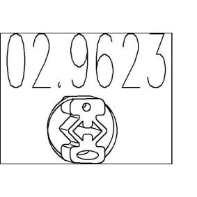 MTS 02.9623 Supporto marmitta BMW 3 Sedan (E90)