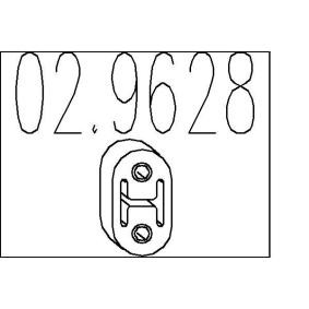 MTS 02.9628 Supporto marmitta LAND ROVER Discovery 4 (L319)