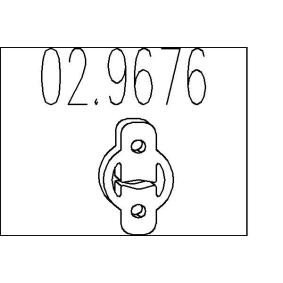 MTS 02.9676 Supporto marmitta NISSAN PRIMERA Traveller (WP11)