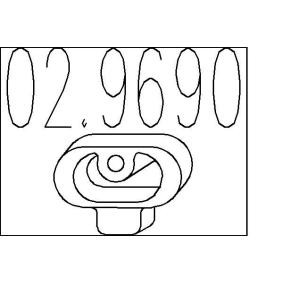 Acquista Tampone paracolpo, Silenziatore da MTS 02.9690 a buon mercato per soli 2,27&nbsp;&euro;