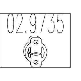 MTS 02.9735 Supporto marmitta CHEVROLET Aveo / Kalos Hatchback (T200)