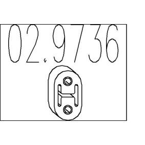 MTS 02.9736 Supporto marmitta CHEVROLET Aveo / Kalos Hatchback (T200)