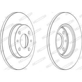Compre Disco de travão da FERODO DDF1006-1 a um preço baixo por 48,68&nbsp;&euro;