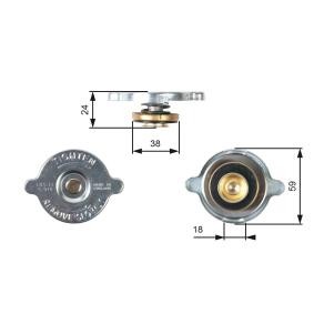 GATES RC115 Radiator cap CHRYSLER