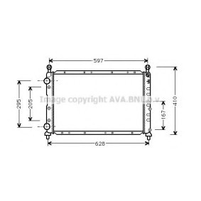 PRASCO AL2020 Kühler ALFA ROMEO 146 (930) 1.8 140 PS Otto