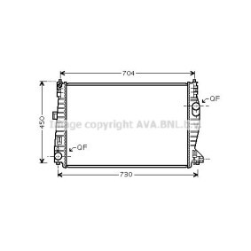 PRASCO ALA2101 Kühler ALFA ROMEO 159 Sportwagon (939)