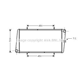 PRASCO AU2025 Radiador ROVER MAESTRO