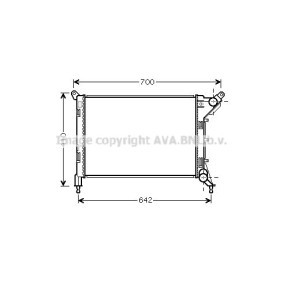 PRASCO BW2310 Radiador MINI Hatchback (R50, R53) 1.4 75 cv Otto