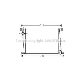 PRASCO BW2356 Radiador MINI Paceman (R61) 1.6 116 cv Motor otto