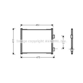 PRASCO FD5262 Radiatore aria condizionata FORD StreetKA