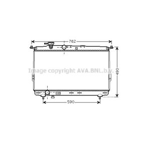 PRASCO HY2106 Radiateur HYUNDAI SONATA 4 (EF) 2.5 160 CV Essence