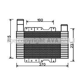 PRASCO HY4223 Intercooler HYUNDAI TERRACAN