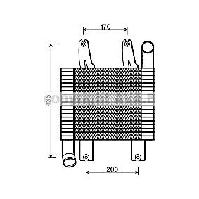 PRASCO HY4229 Intercooler HYUNDAI TERRACAN