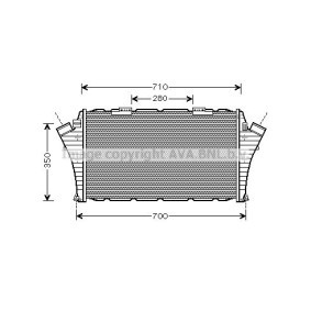 PRASCO OL4439 Intercooler SAAB 9-3 Décapotable (YS3F) 2.8 230 CV Essence