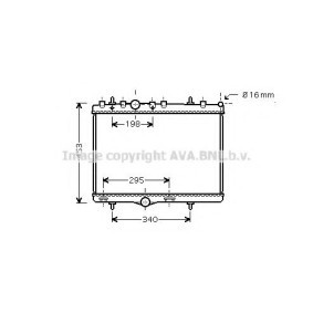 PRASCO PE2255 Kühler CITROËN C3 Picasso 1.6 114 PS Otto