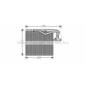PRASCO PEV287 Evaporatore climatizzatore PEUGEOT PARTNER