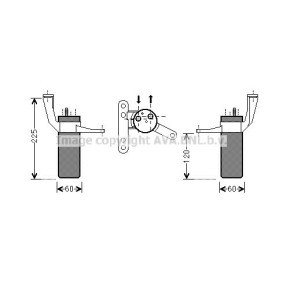 PRASCO RTD442 Klimatrockner RENAULT THALIA 2 (LU1/2) 1.5 64 PS Diesel