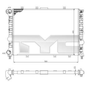 TYC 701-0001-R Kühler ALFA ROMEO 156 (932) 2.5 190 PS Otto
