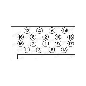 Zylinderkopfschraubensatz von PAYEN HBS061