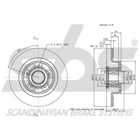 sbs 1330855201 Latiguillos de freno SUZUKI BALENO Ranchera familiar (EG) 1.3 86 cv Motor otto