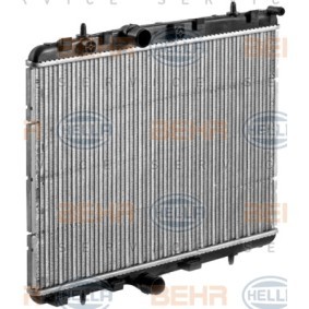 HELLA 8MK 376 900-311 Kühler CITROËN C3 II (SC_) 1.6 75 PS Diesel
