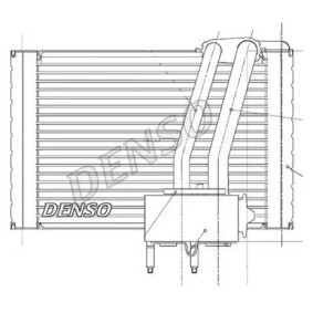 DENSO DEV07005 Evaporatore climatizzatore PEUGEOT