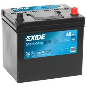 EXIDE EL604 Batterie TOYOTA PREMIO