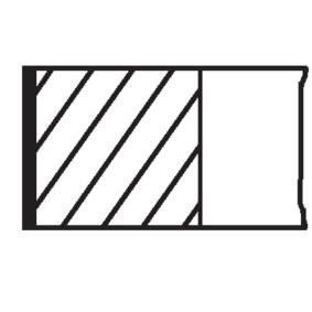 MAHLE 015 61 N2 Stempelringer MAZDA 6 Hatchback (GG)