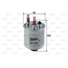 Kjøp Drivstoffilter av VALEO 587549 til den lave prisen 535,29&nbsp;kr