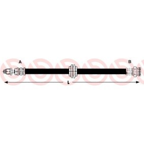 Compre Tubo flexível de travão da BREMBO T 71 007 a um preço baixo por 17,07&nbsp;&euro;