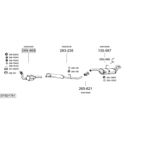 Vorschalldämpfer 200-935 für RENAULT