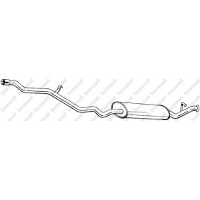 Endschalldämpfer 290-229 für FIAT
