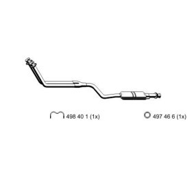 Vorschalldämpfer 374002