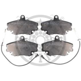 OPTIMAL 9870 Bromsbelägg DACIA SANDERO 1.5 65 hk Diesel