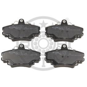 OPTIMAL 10342 Bromsbelägg DACIA SANDERO 1.5 65 hk Diesel