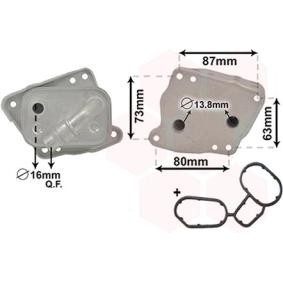 VAN WEZEL 06003412 Radiatore olio BMW 3 Coupe (E92) 1.6 122 CV Motore a ciclo otto