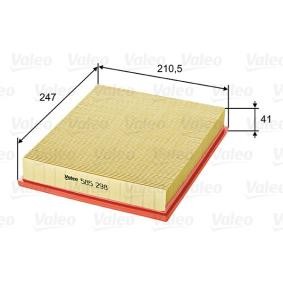 Osta Ilmansuodatin VALEO:llä 585298 edullisesti hintaan 15,18&nbsp;&euro;