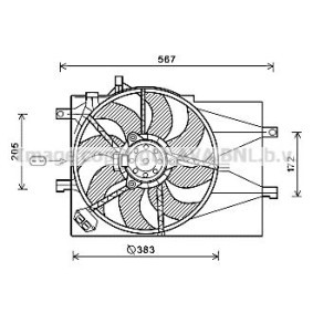 Kjøp Kjølevifte av PRASCO FT7598 til den lave prisen 2303,36&nbsp;kr