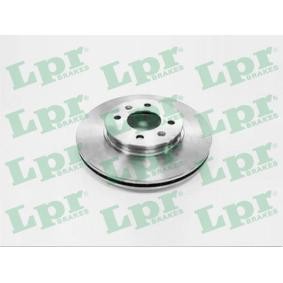 LPR K2026V Disque de frein HYUNDAI ACCENT 4 Stufenheck (RB) 1.4 99 CV Essence