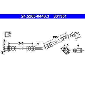 Compre Tubo flexível de travão da ATE 24.5265-0440.3 a um preço baixo por 42,90&nbsp;&euro;
