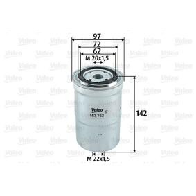 Osta Polttoainesuodatin VALEO:llä 587732 edullisesti hintaan 13,80&nbsp;&euro;
