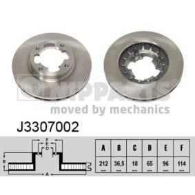 Osta Jarrulevy NIPPARTS:llä J3307002 edullisesti hintaan 32,08&nbsp;&euro;